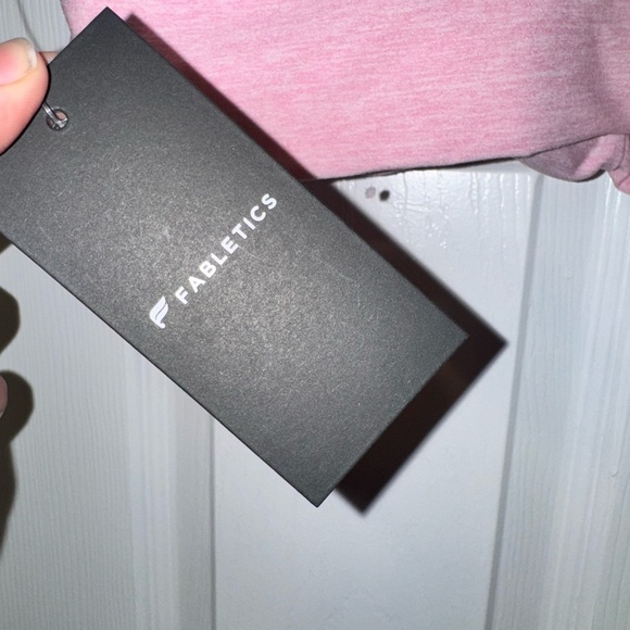 Fabletics Pink Racerback Sports Bra - Picture 3 of 7